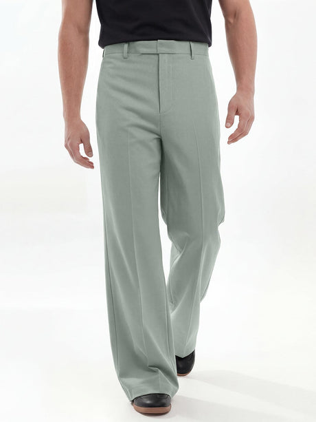Foam Green Highwaisted Bell Bottom Trousers Trousers Fugazee 