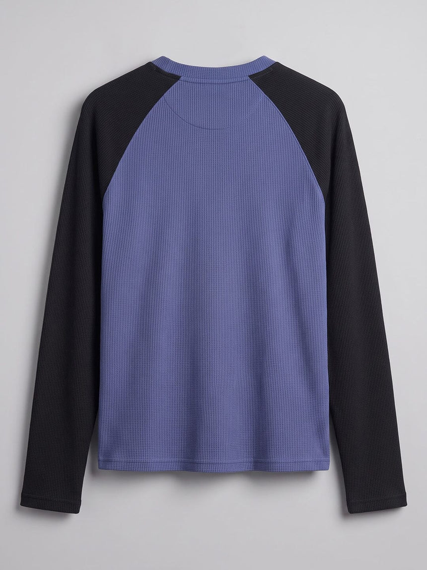 Dutch Blue Waffle Raglan Longsleeve Tshirt T-Shirts Fugazee 