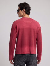 Amber Washed Graphic Waffle Longsleeve Tshirt T-Shirts Fugazee 