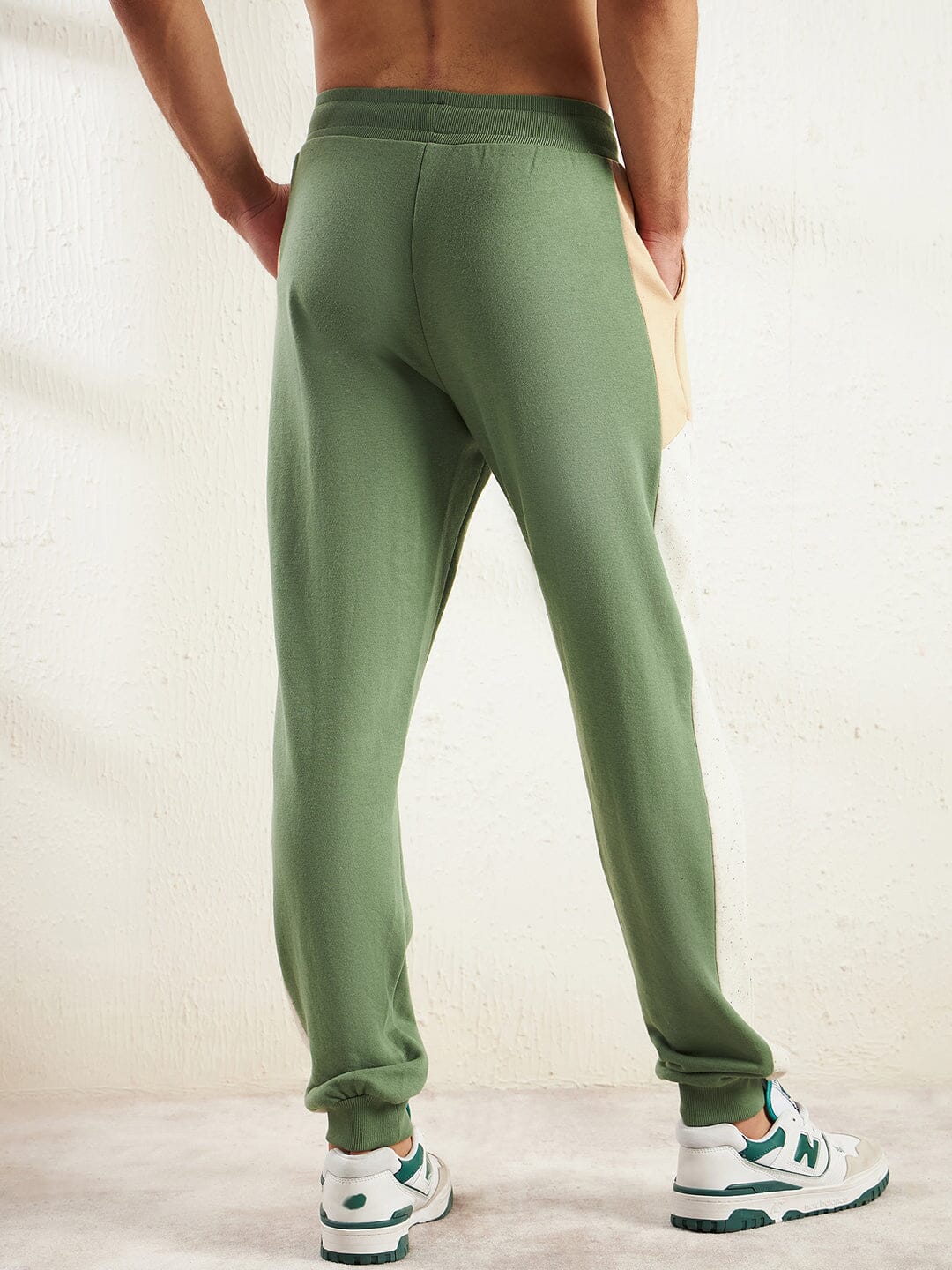 Mineral Green Cut Sew Relaxed Fit Jogger Buy Men Trackpants Fugazee FUGAZEE