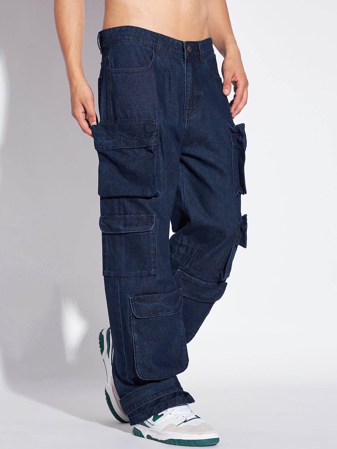 Buy Loose Denim Cargo Pants For Men at LeStyleParfait Kenya