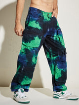 Northern Light Super Baggy Cargo Denim Jeans Fugazee 