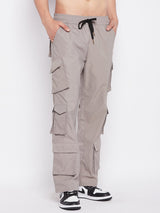Grey Tactical Cargo Trackpants Trackpants Fugazee 