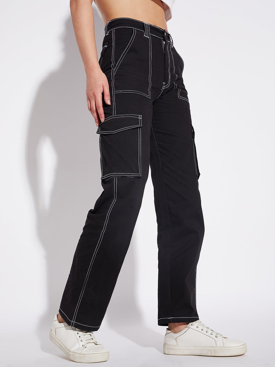 Buy Black Trousers  Pants for Women by Broadstar Online  Ajiocom