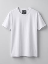 White Solid Cropped Tshirt T-Shirts Fugazee 