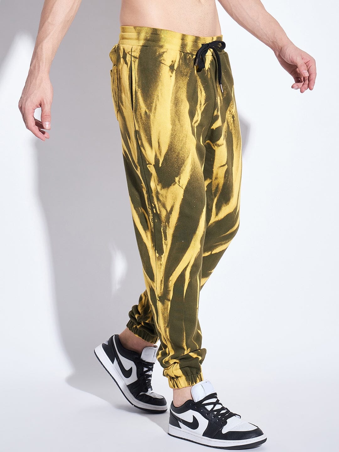 Buy Fugazee Orange Rainbow Reflective Cargo Track Pants Online at Bewakoof