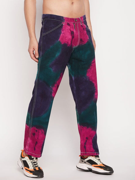 Navy Tri Colour Carpenter Pants Trousers Fugazee 