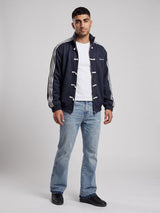 Navy CNY Suede Jacket Jackets Fugazee 
