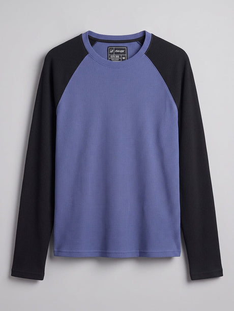 Dutch Blue Waffle Raglan Longsleeve Tshirt T-Shirts Fugazee 