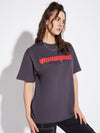 Grey Venomous Snake Unisex Oversized Tshirt