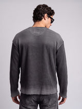 Smoke Waffle Washed Longsleeves Tshirt T-Shirts Fugazee 