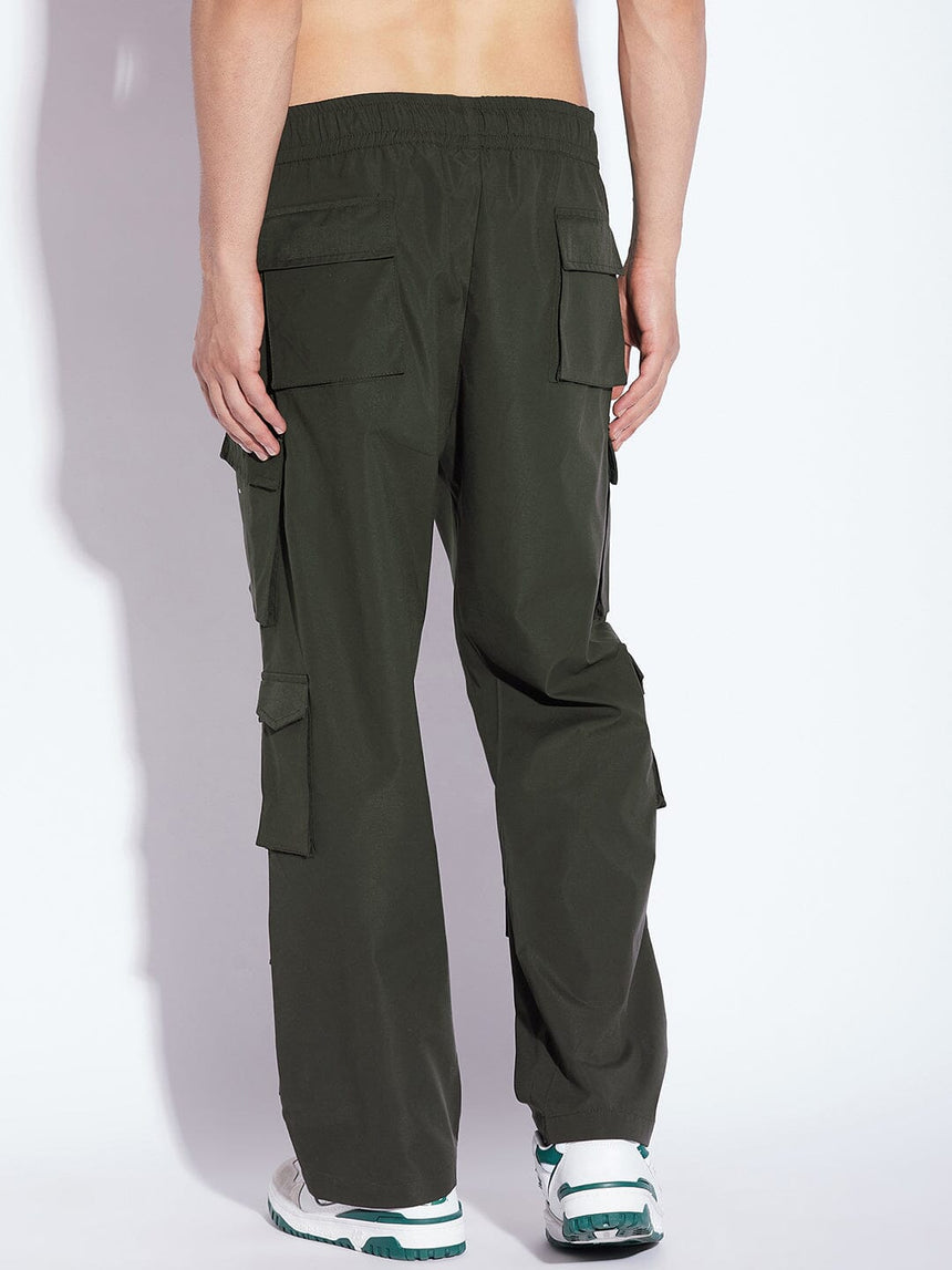 Military Olive Tactical Cargo Trackpants