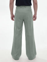 Foam Green Highwaisted Bell Bottom Trousers Trousers Fugazee 