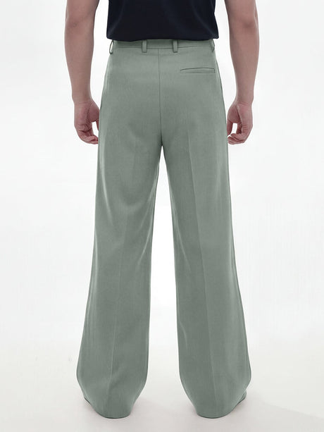 Foam Green Highwaisted Bell Bottom Trousers Trousers Fugazee 