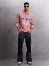 Amber Striped Quarter Cropped Shirt Shirts Fugazee 
