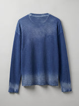 Blue Storm Dyed Waffle Longsleeves Tshirt T-Shirts Fugazee 