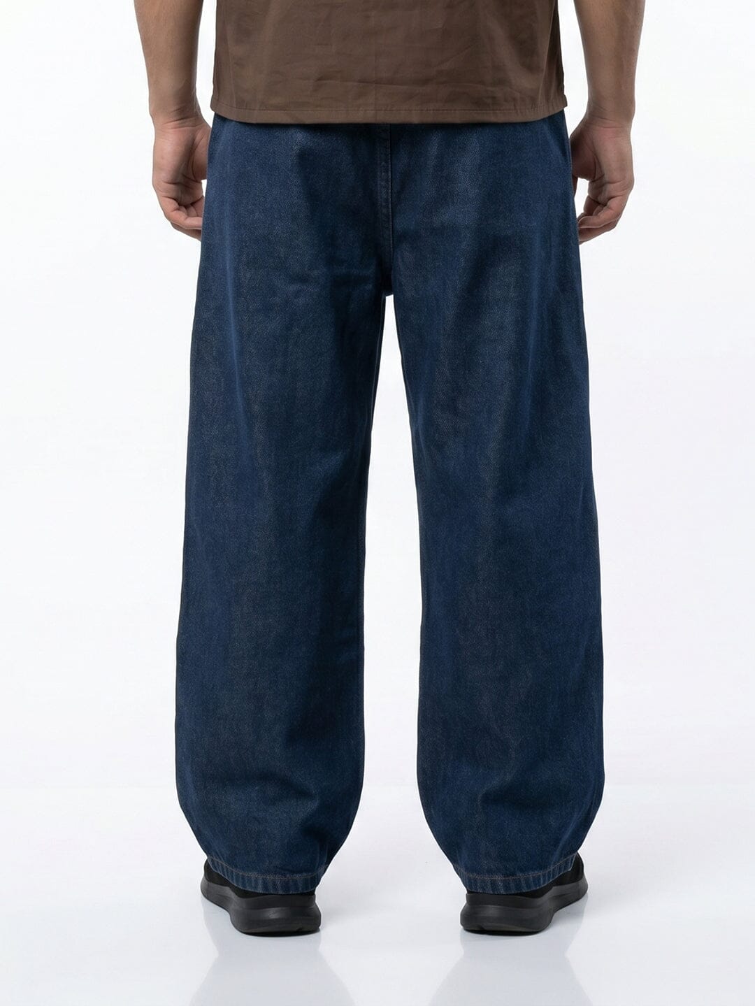 Dark Washed Pleated Denim | Buy Men Pleated Denim | Fugazee – FUGAZEE