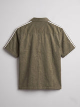 Olive Corduroy Cheongsam Shirt Shirts Fugazee 
