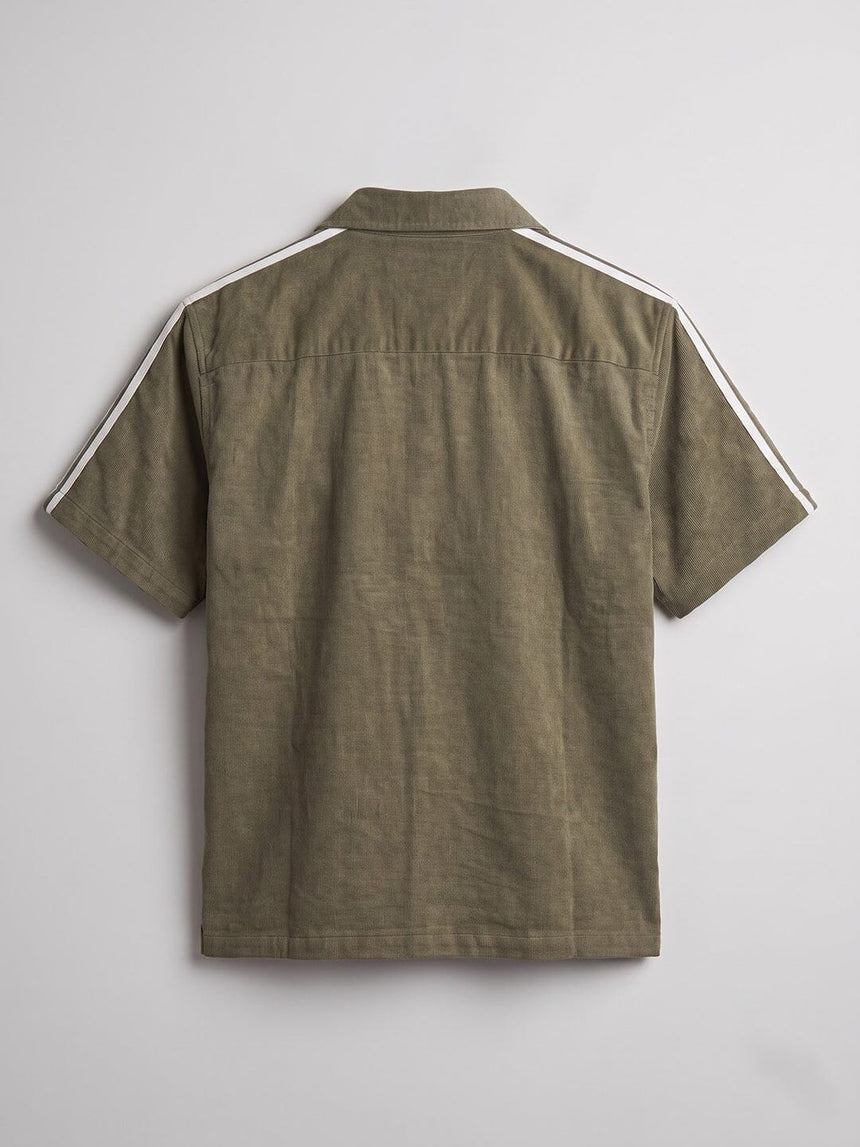 Olive Corduroy Cheongsam Shirt Shirts Fugazee 