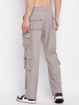 Grey Tactical Cargo Trackpants Trackpants Fugazee 