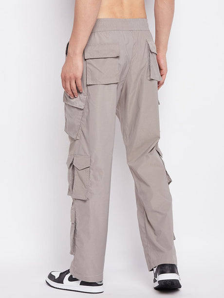 Grey Tactical Cargo Trackpants Trackpants Fugazee 