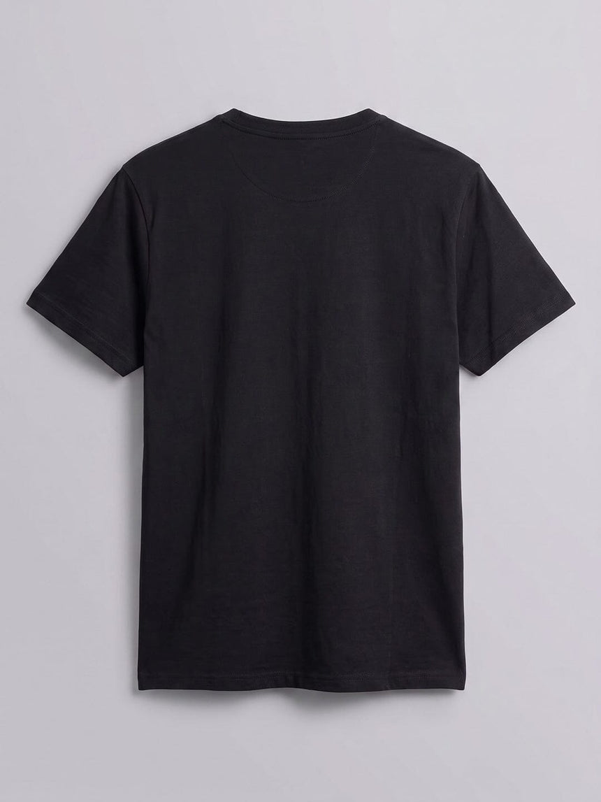 Black Solid Cropped Tshirt T-Shirts Fugazee 