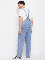 Blue Baggy Carpenter Dungaree Dungarees Fugazee 