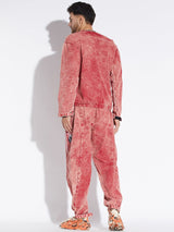 Amber Acid Washed Oversized Sweatshirt and Trackpants Combo Tracksuit