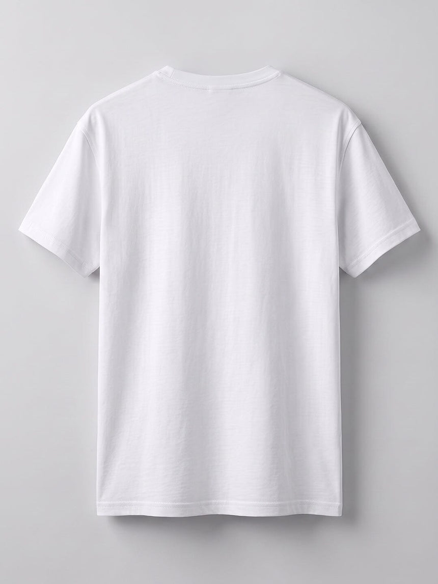 White Solid Cropped Tshirt T-Shirts Fugazee 