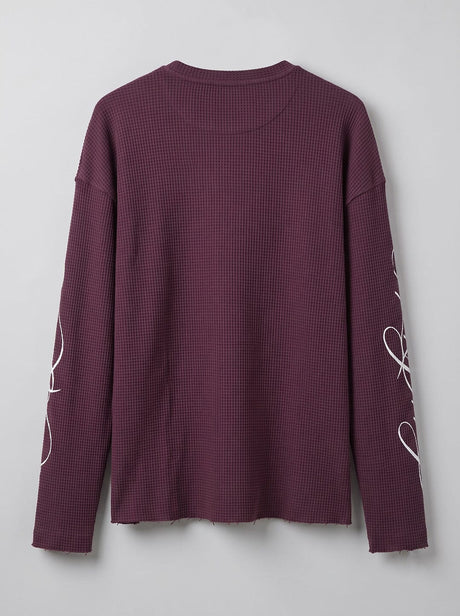 Maroon Cold Blooded Cropped Waffle Tshirt T-Shirts Fugazee 