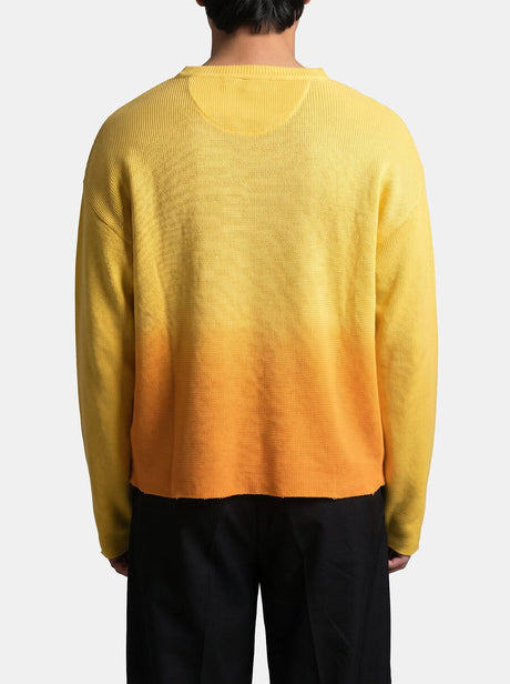 Sunrise Ombre Cropped Waffle Tshirt T-Shirts Fugazee 