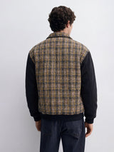 Yellow Tweed Ny Applique Bomber Jacket Jackets Fugazee 