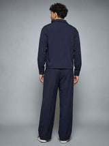 Midnight Blue Minimalist Korean Clothing Set Clothing Set Fugazee 