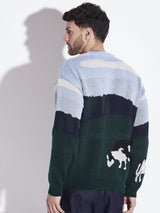 Grazing Scene Graphic Oversized Sweater Sweaters Fugazee 