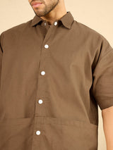 Dusty Brown Tactical Shirt Shirts Fugazee 