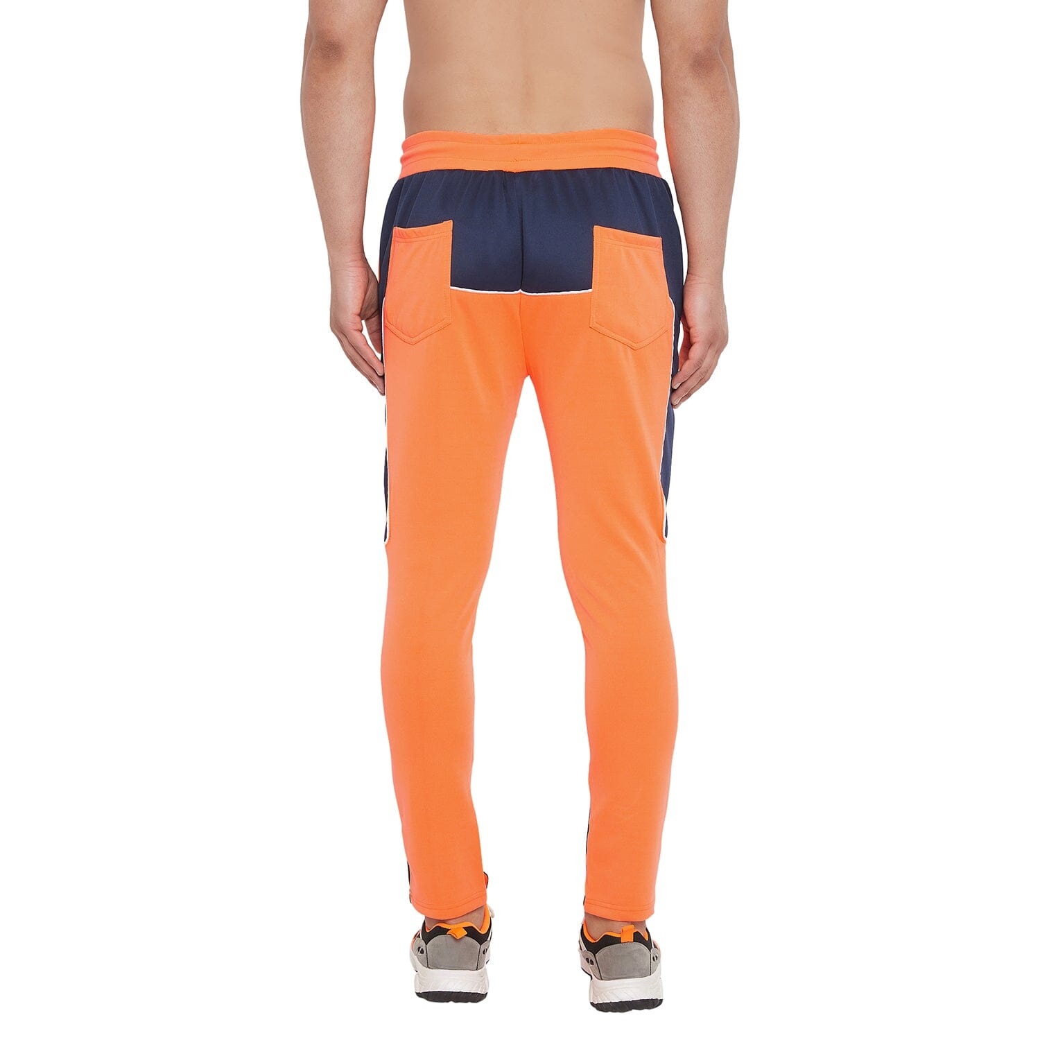 Neon orange online track pants