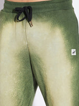 Olive Spray Bleached Relaxed Fit Jogger Trackpants Fugazee 