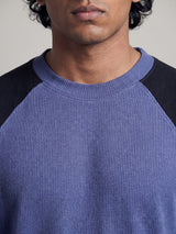 Dutch Blue Waffle Raglan Longsleeve Tshirt T-Shirts Fugazee 