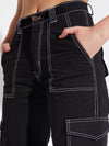 Black Unisex Carpenter Cargo Pants