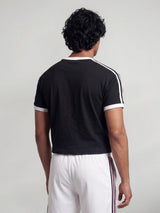 Black Sunday Club Ringer Tshirt T-Shirts Fugazee 