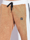 Brick Washed Snapbutton Flared Trackpants