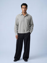 Blue Gingham Cropped Shirt Shirts Fugazee 