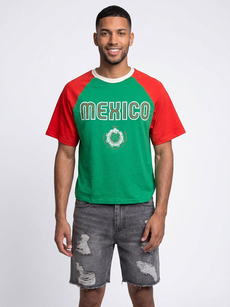 Mexico Retro Raglan Tshirt T-Shirts Fugazee 
