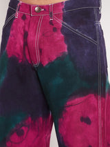 Navy Tri Colour Carpenter Pants Trousers Fugazee 