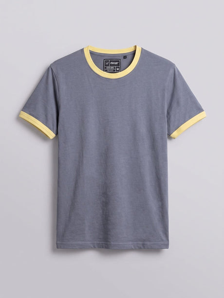 Stone Grey Ringer Tshirt T-Shirts Fugazee 