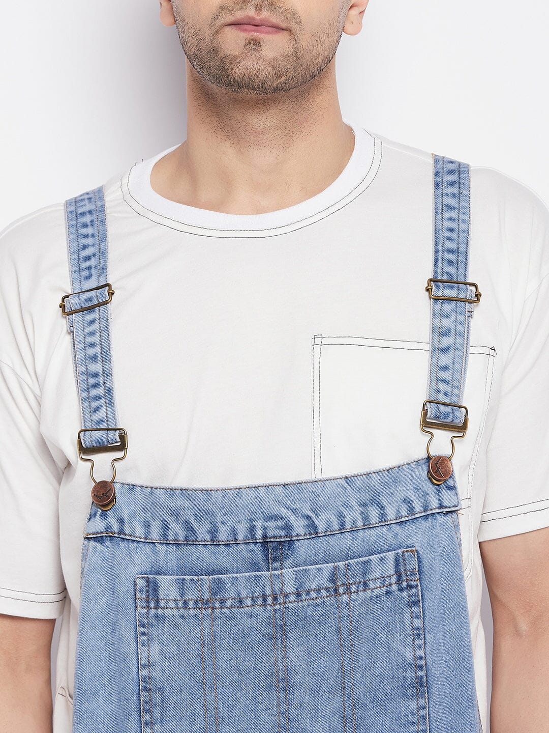 Blue Baggy Carpenter Dungaree | Buy Mens Dungaree India | Fugazee