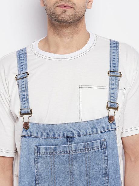 Blue Baggy Carpenter Dungaree Dungarees Fugazee 