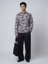 Grey Camo Waffle Longsleeve Tshirt T-Shirts Fugazee 