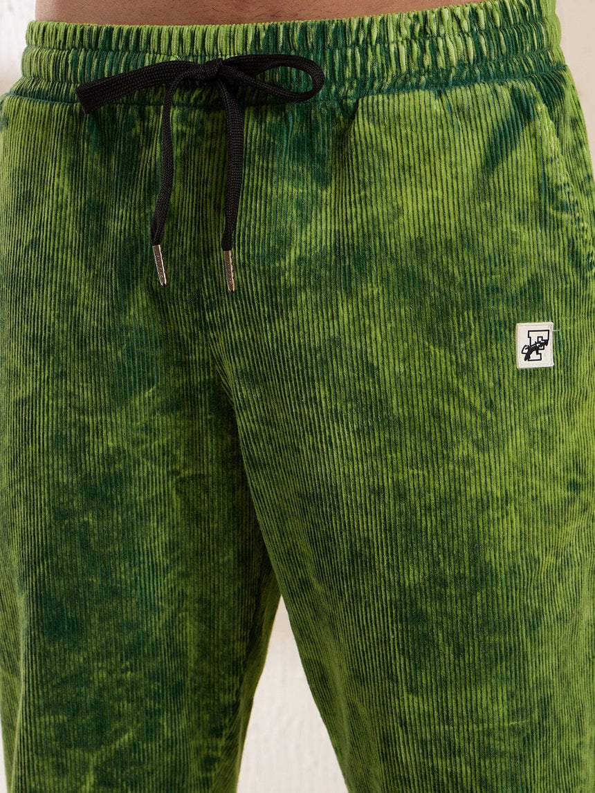 Neon Dyed Washed Cord Boot Cut Trackpants Trackpants Fugazee 