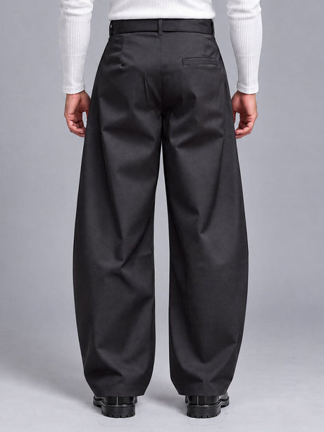 Black Barrel Korean Trousers Trousers Fugazee 